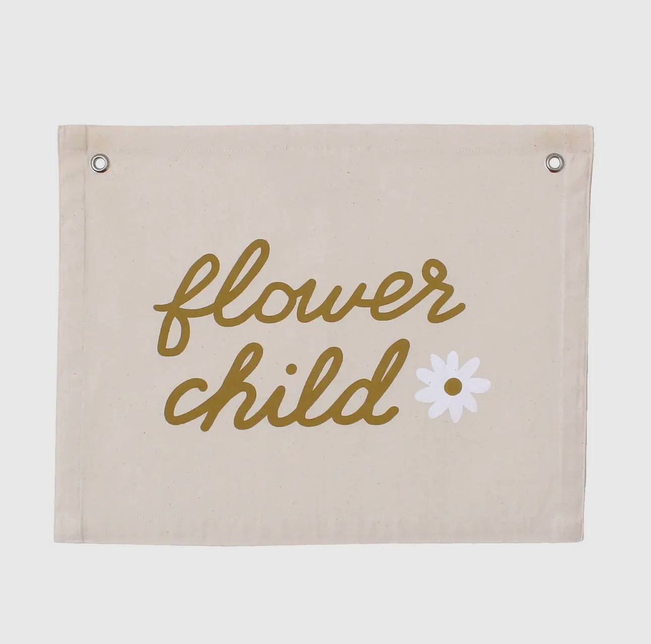 Flower Child Canvas Banner