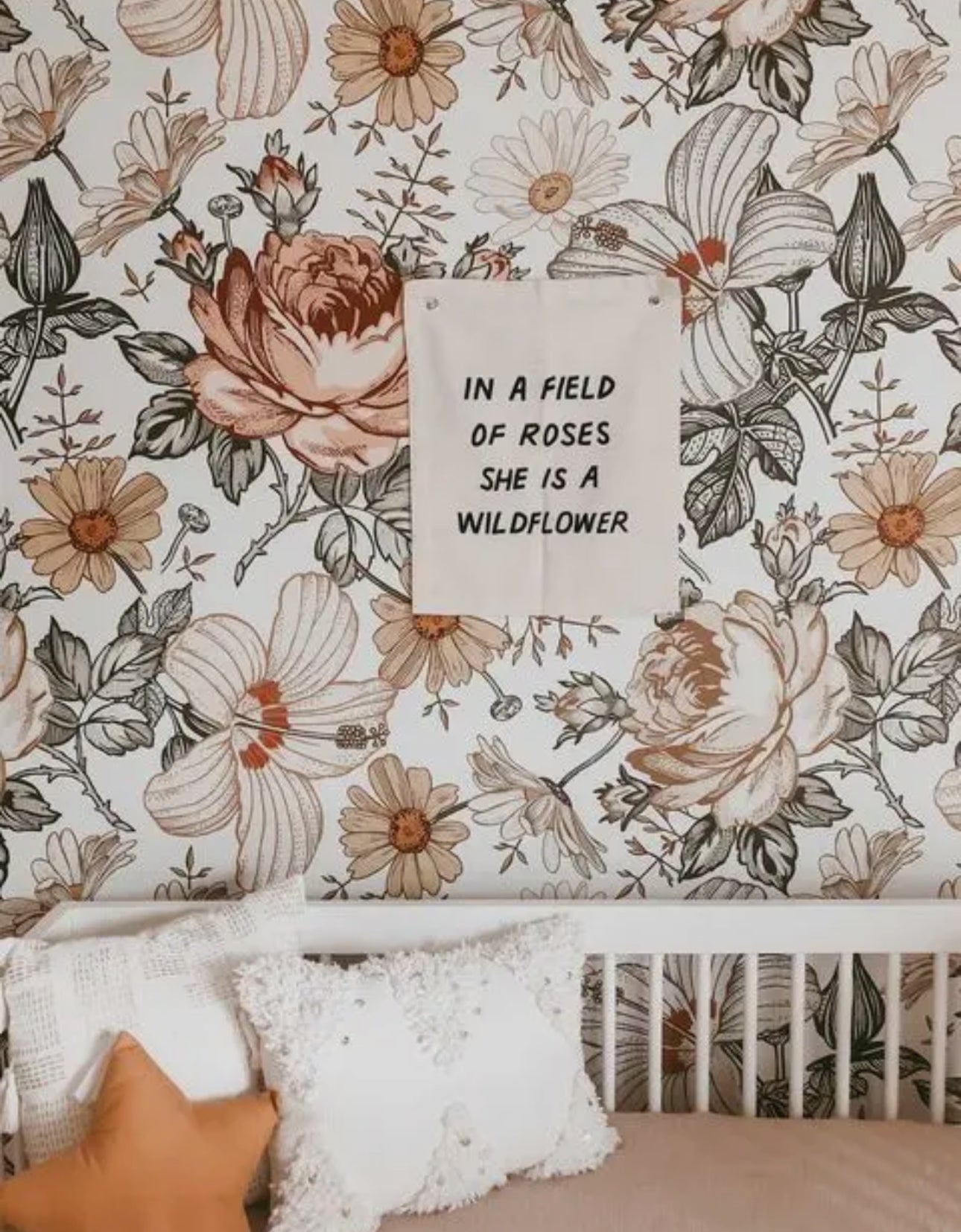 She’s a Wildflower Canvas Banner