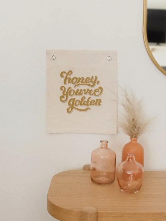 You’re Golden Canvas Banner