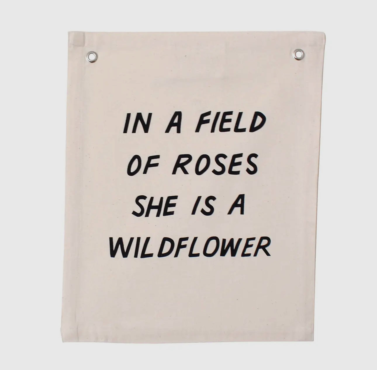 She’s a Wildflower Canvas Banner