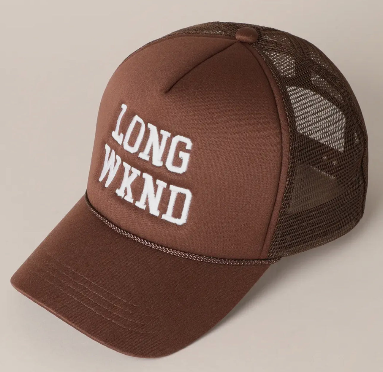 LONG WKND Trucker Hat